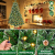 Aufun Künstlicher Weihnachtsbaum Tannenbaum mit Beleuchtung 250 LED warm-weiß inkl. Metallständer 570 Spitzen, PVC Christbaum für Weihnachten-Dekoration (150cm, Schnee-Effekt+Kiefernzapfen+LED) - 3