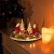 COM-FOUR® Dekorativer Aufsteller für Weihnachten - Weihnachtsmann aus Holz lackiert - Premium Weihnachtsdekoration zum Hinstellen (01 Stück - Weihnachtsmänner 26cm) - 2