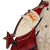 COM-FOUR® Dekorativer Aufsteller für Weihnachten - Weihnachtsmann aus Holz lackiert - Premium Weihnachtsdekoration zum Hinstellen (01 Stück - Weihnachtsmänner 26cm) - 3