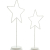 Dekoleidenschaft 2er Set LED Sterne, Leuchtsterne, Adventsdeko, Fensterdeko beleuchtet, Weihnachtsdeko - 3