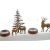Dekoleidenschaft Lichterboard „Winterlandschaft“ für 4 Kerzen, Halter für Teelichter, Adventsdeko, Weihnachtsdeko, Kerzenständer, Windlichter, Teelichthalter, Adventskranz, Teelichtgläser, Adventsdeko - 3