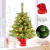 KOMFOTTEU 64 cm künstlicher Weihnachtsbaum Mini, Tannenbaum klein mit 50 LED-Lichtern & 8 Lichtmodi, Tisch Christbaum mit 75 Zweigspitzen & 8 Tannenzapfen, Weihnachtsdeko Grün - 4