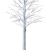 Northpoint LED Lichtbaum Baum Weihnachtsdeko Indoor & Outdoor | Birkenoptik | 120cm | 120 warmweiße LEDs | inkl. Timer - 1