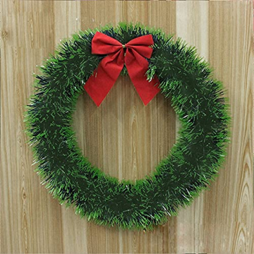 Tannengirlande Weihnachtsgirlande Kunststoff Grün für Außen und Treppe, Weihnachtsdeko Girlande Weihnachten - 5m - 4