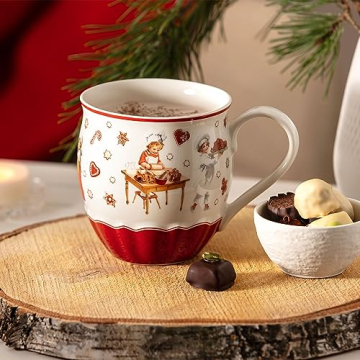 Villeroy & Boch – Annual Christmas Edition, Weihnachtsbecher, Jahresausgabe 2023, Premium-Porzellan, Füllmenge 380 ml - 5