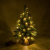 Weihnachtsbaum künstlich grün mit Deko Lichterkette 30 LED warm weiß Batterie Timer Christbaum Tannenbaum 60 cm Weihnachtsdeko Xmas-Deko - 2