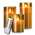 Yinuo Mirror Led Kerzen mit Timerfunktion, Flackernde Flamme mit Fernbedienung, Bad Deko, Tischdeko Wohnzimmer, Größe 10/12,5/15cm Hoch, 7,5 cm Durchmesser - 1